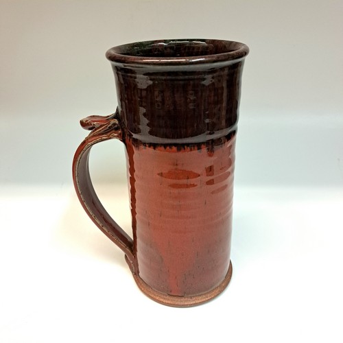 Click to view detail for #231107 Beer Stein Red/Black $22